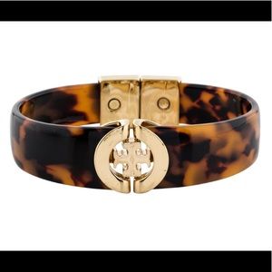 Tory Burch Resin Logo Bracelet